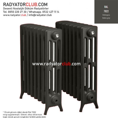Kdr-4-95 Kolonlu Döküm Radyatör, Ral 7022 | Dilim 2 Kdr-4-95 Kolonlu Döküm Radyatör, Ral 7022 | Dilim 2